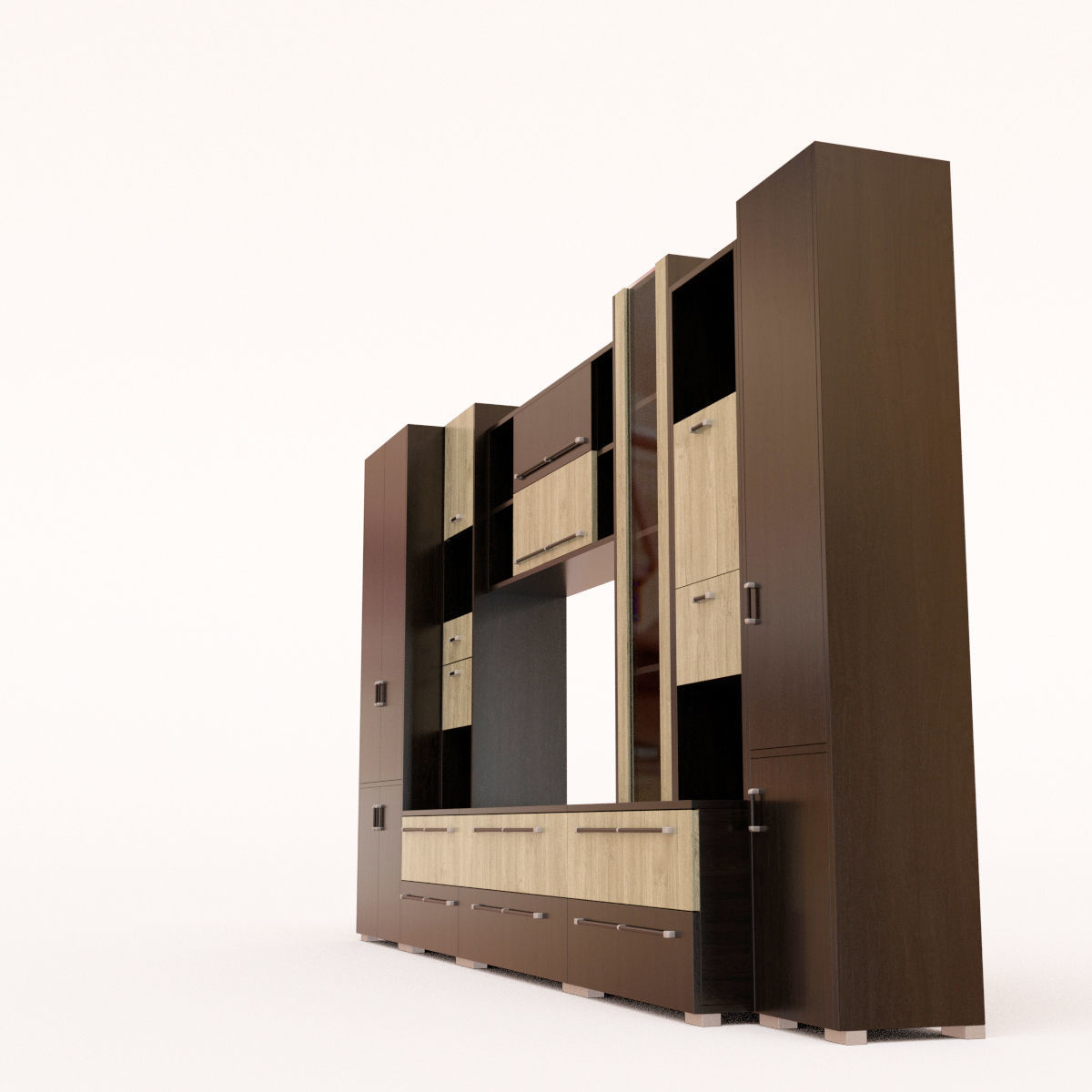 Mercur Shelving System 3D model_6