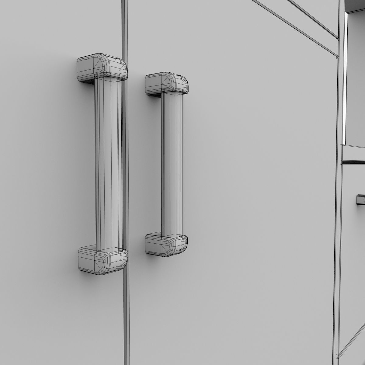 Mercur Shelving System 3D model_9