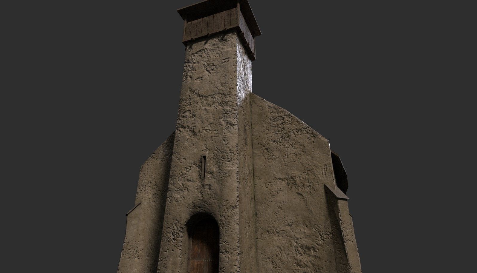 Medieval buildings pack Low-poly 3D model_2
