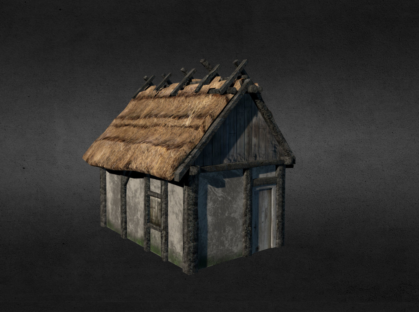 Medieval buildings pack Low-poly 3D model_12