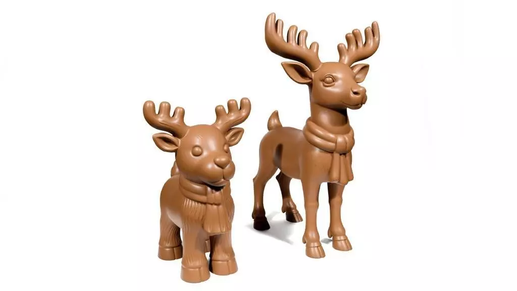 Reindeers 3D print model