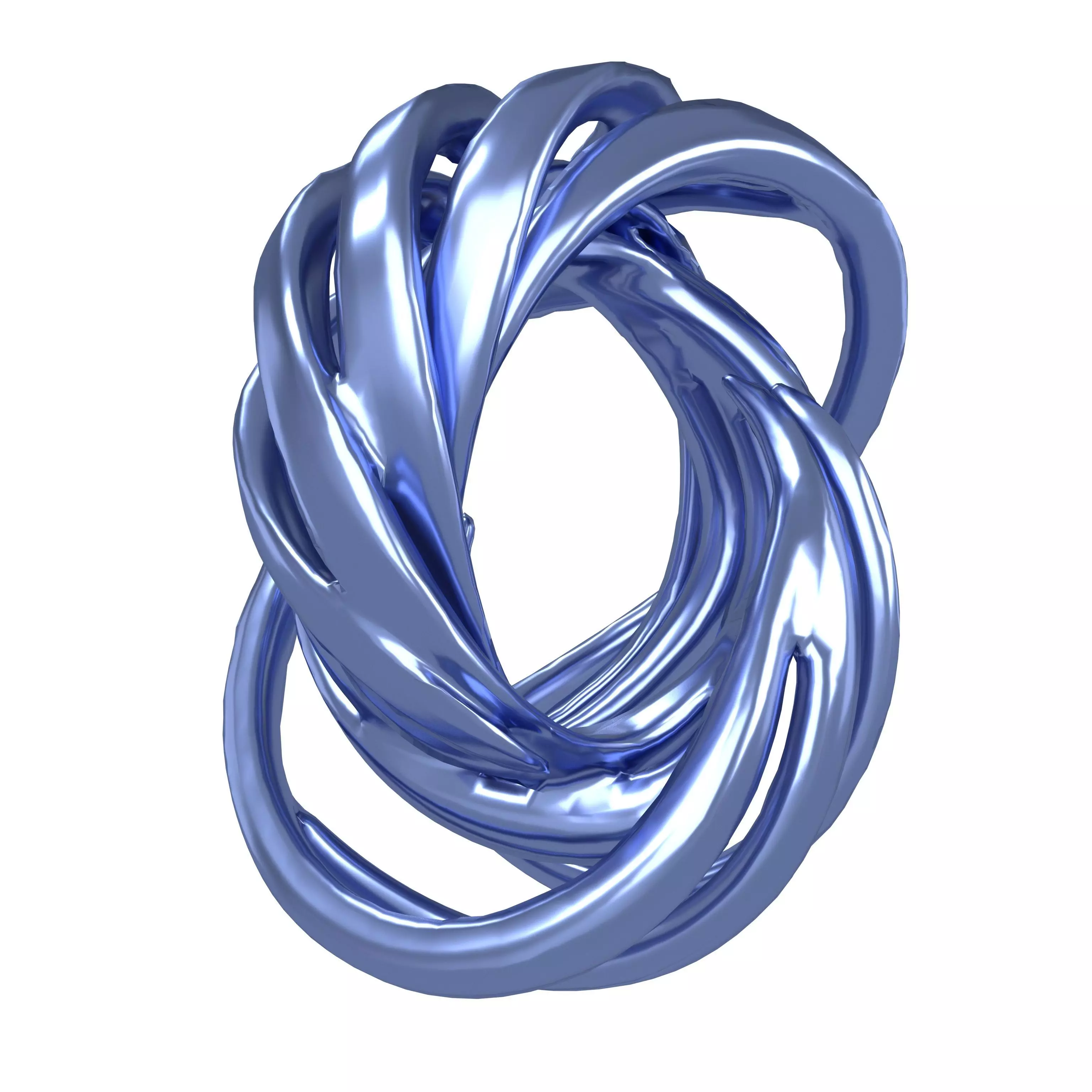 Abstract Ring Shape v6 010 Low-poly 3D model