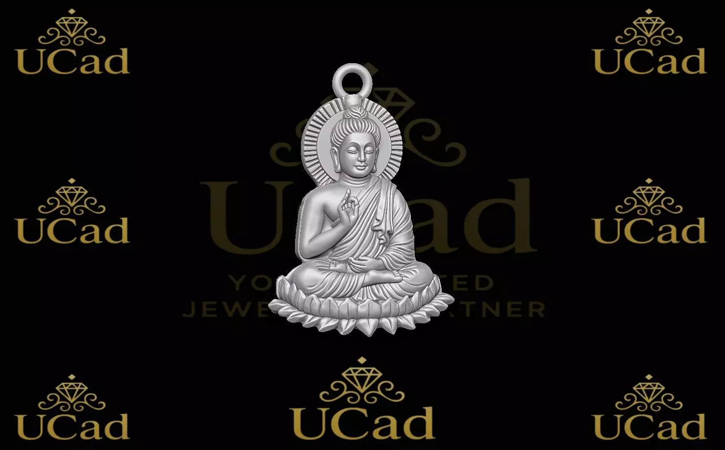 Buddha Pendant 3D print model