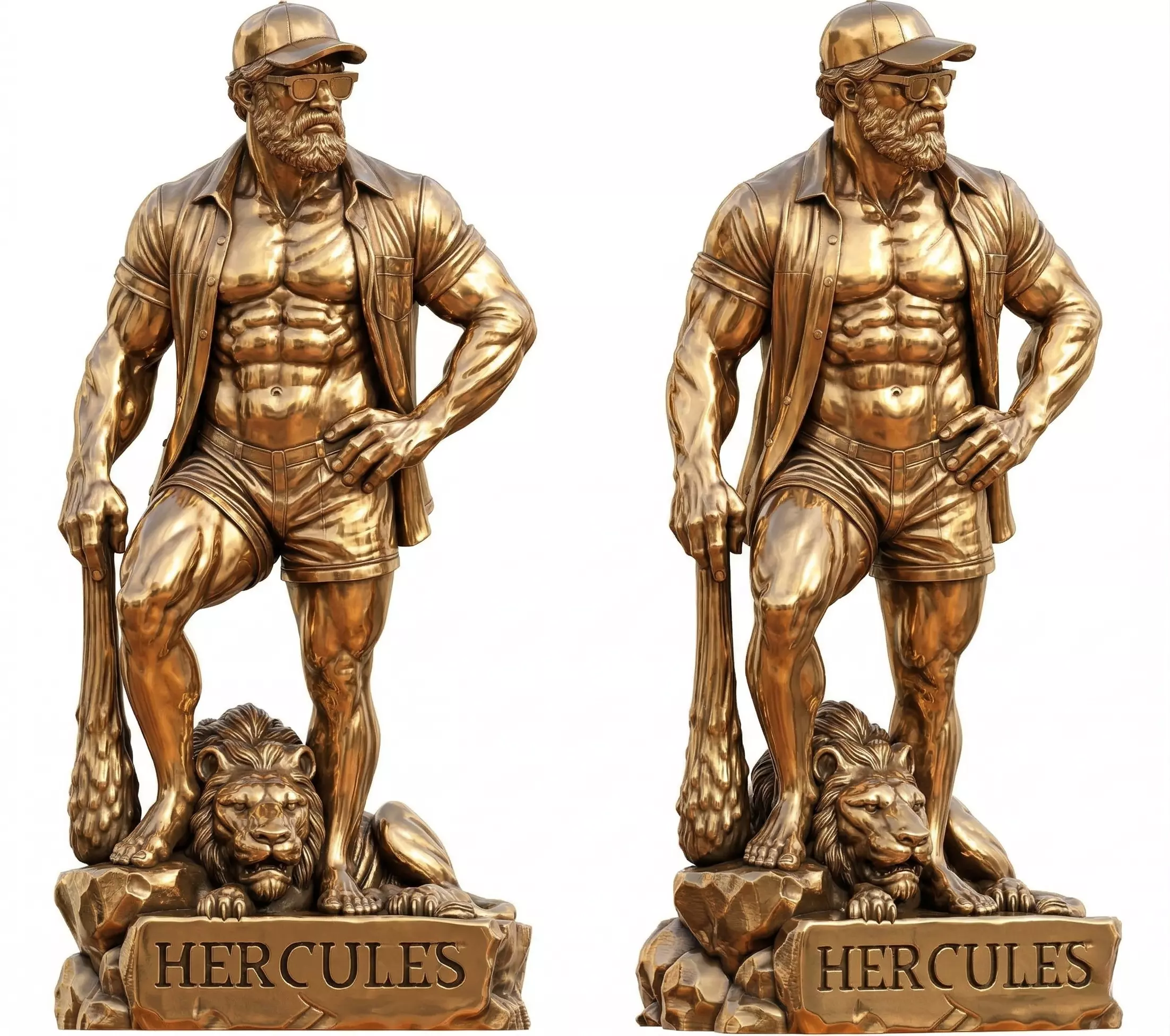 Hercules Statue 3D print model