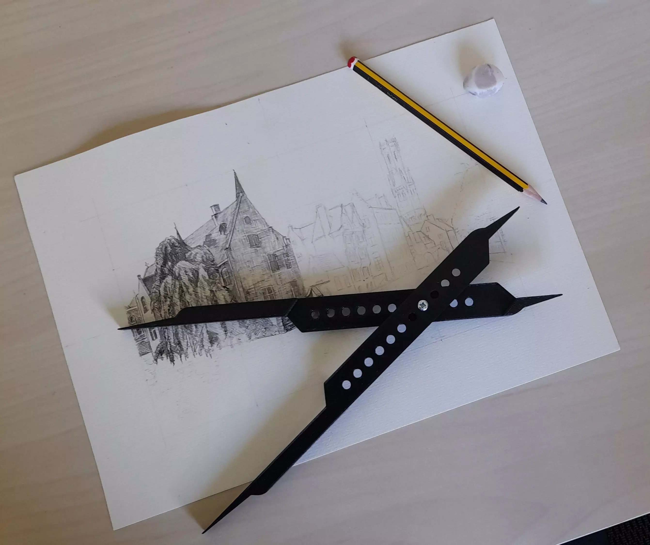 SCALE DIVIDER DRAWING TOOL 3D print model