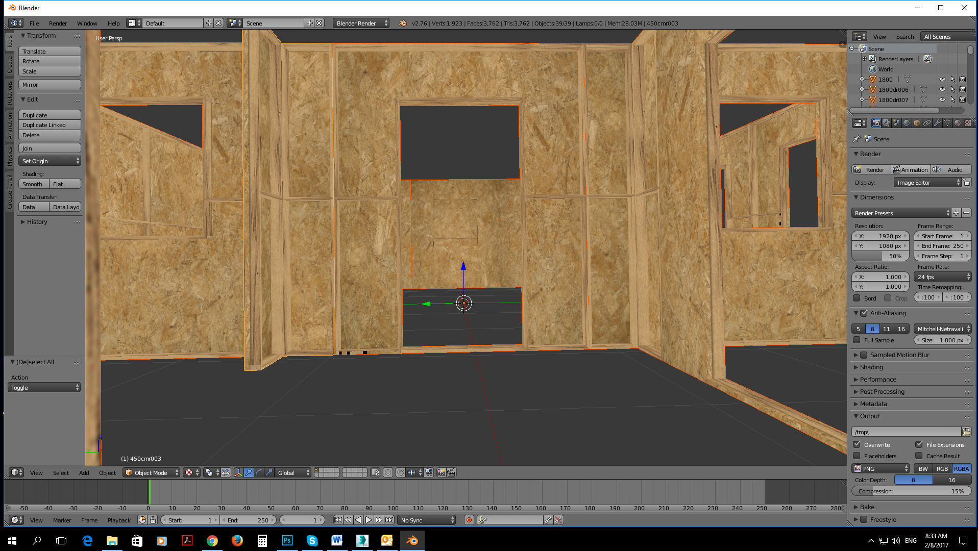 low poly construction site level with modular assets Low-poly 3D model_4