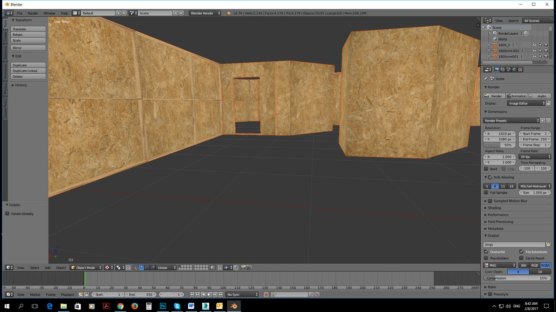 modular assets construction site level Low-poly 3D model_4