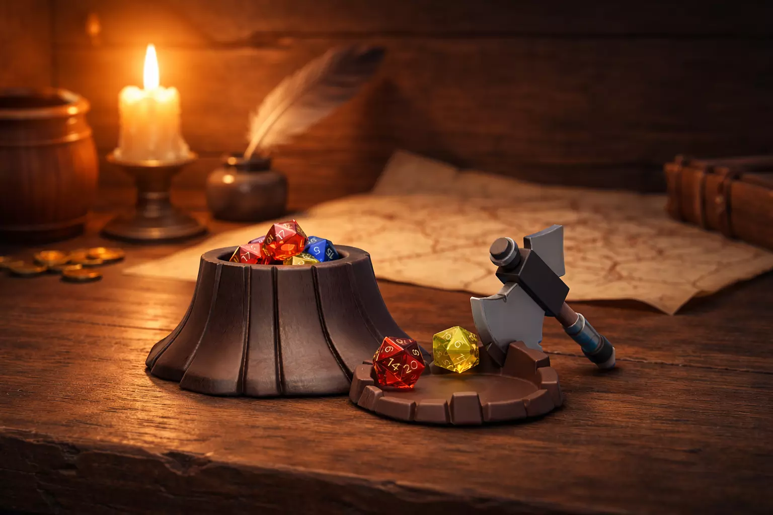 Stump DIce Holder 3D print model