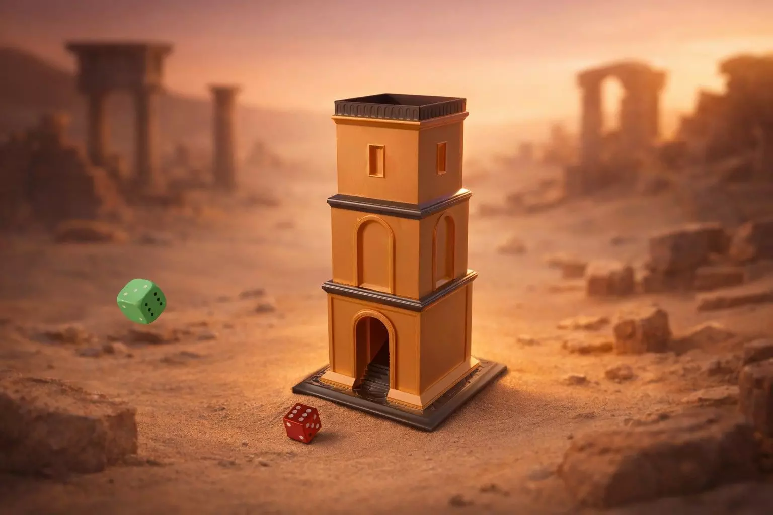Dice Tower Free 3D print model