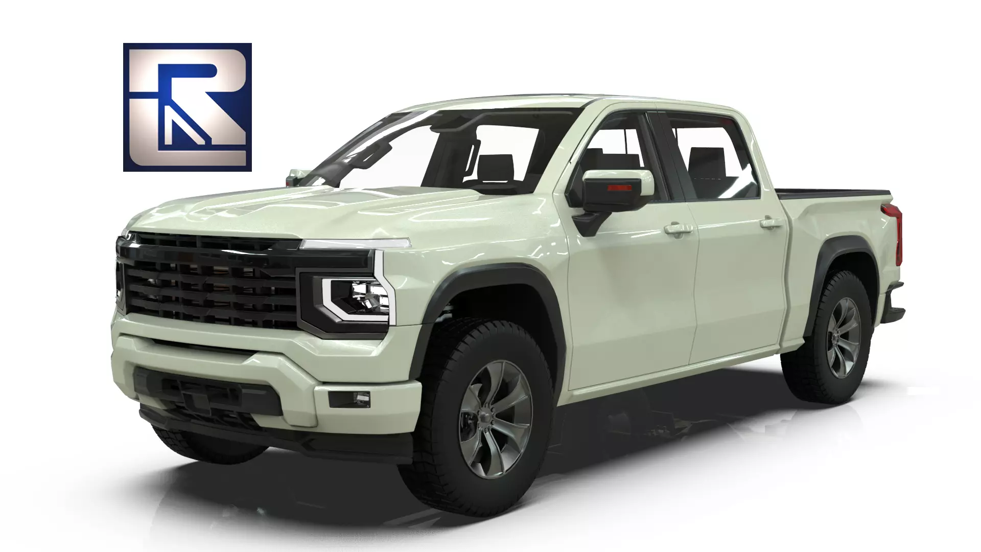 2027 Concept Full Size Pickup Truck Inspired by Silverado 3D model