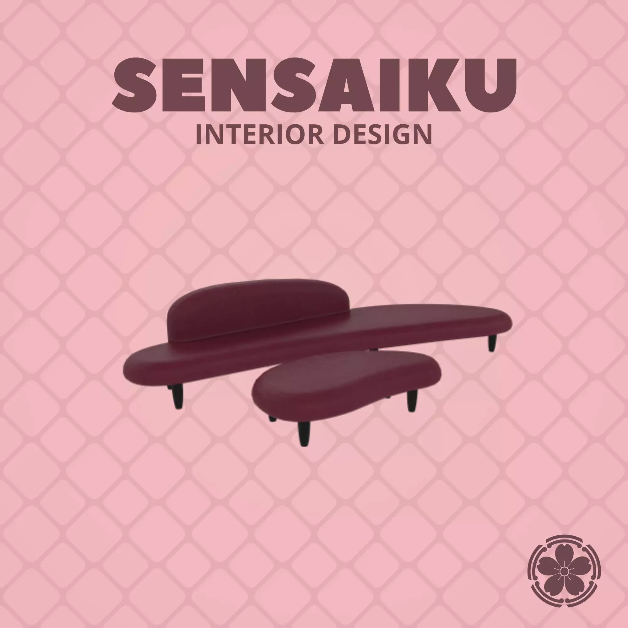 Isamu Noguchi 01 Freeform Sofa for Dollhouse - 3D Print 3D print model