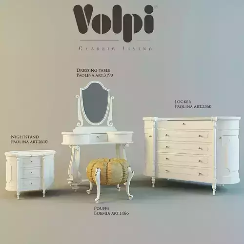 Set of Furniture Paolina from Volpi 3D model