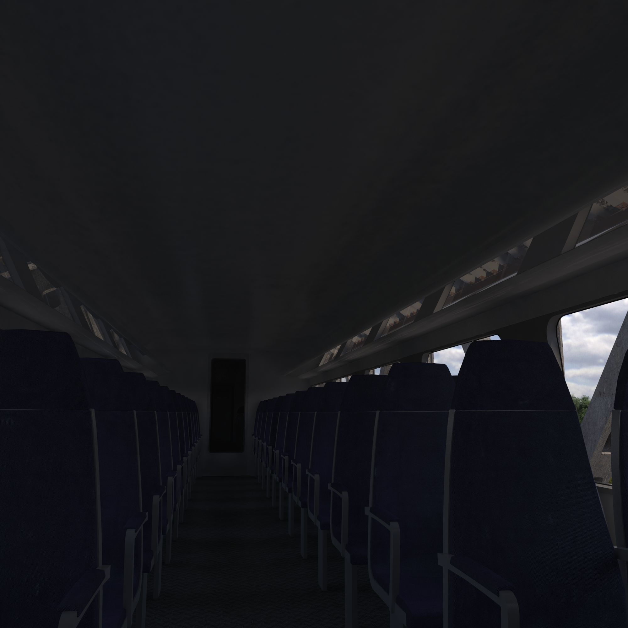 Hi-speed Electric Train Siemens Velaro CRH China 3D model_2