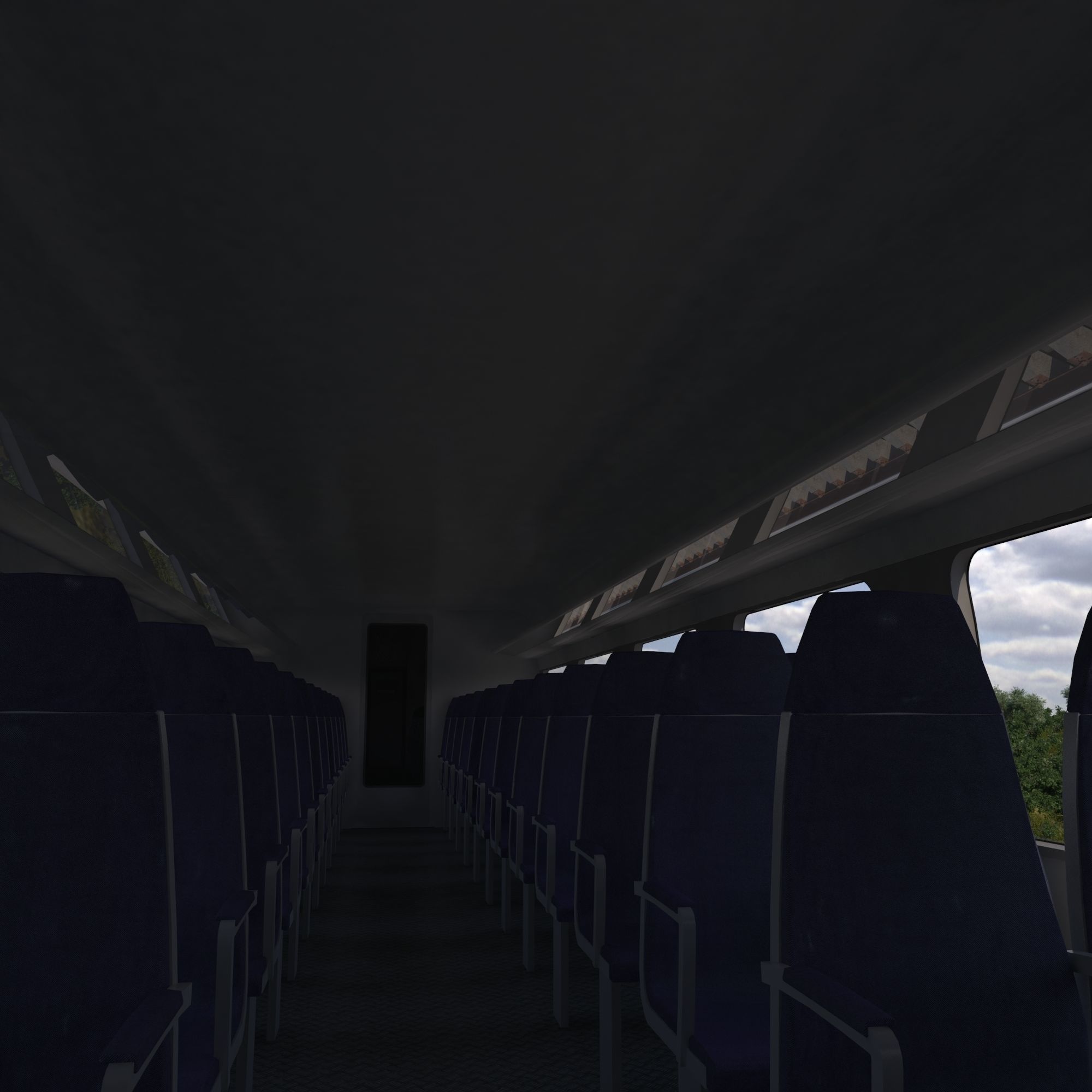 Hi-speed Electric Train Siemens Velaro CRH China 3D model_10