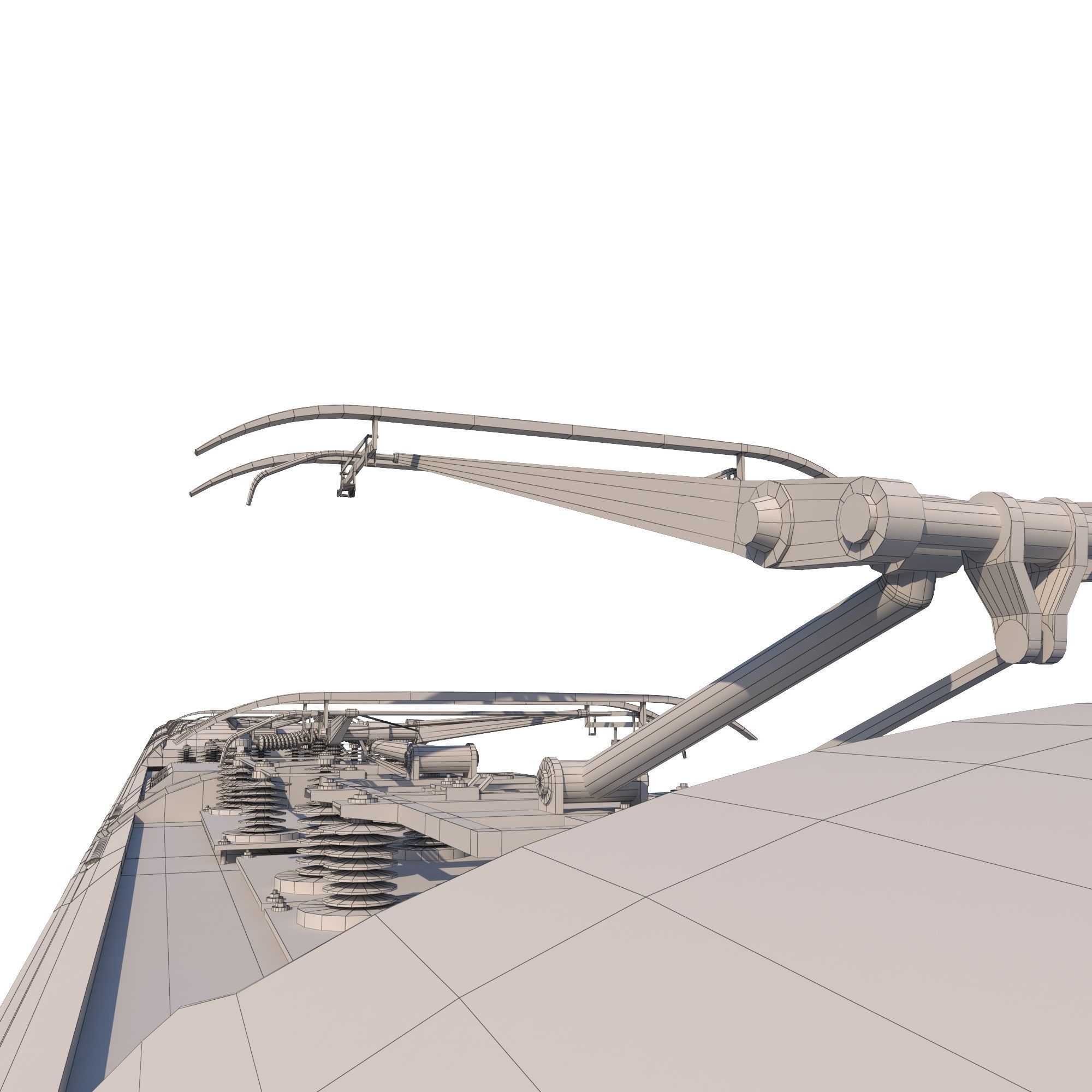 Hi-speed Electric Train Siemens Velaro CRH China 3D model_20