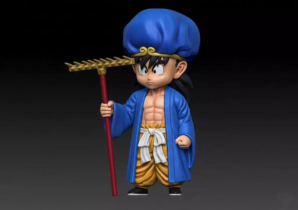 Goku Cosplay Journey to the West - WCF style 3D print model