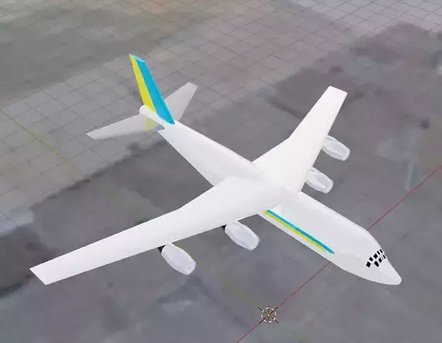 An-124 Style Heavy Cargo Aircraft - Custom Soviet Jet