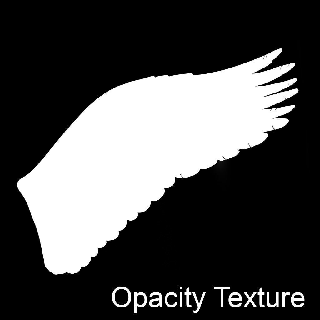 Angel Wings Type 3 Free low-poly 3D model_7