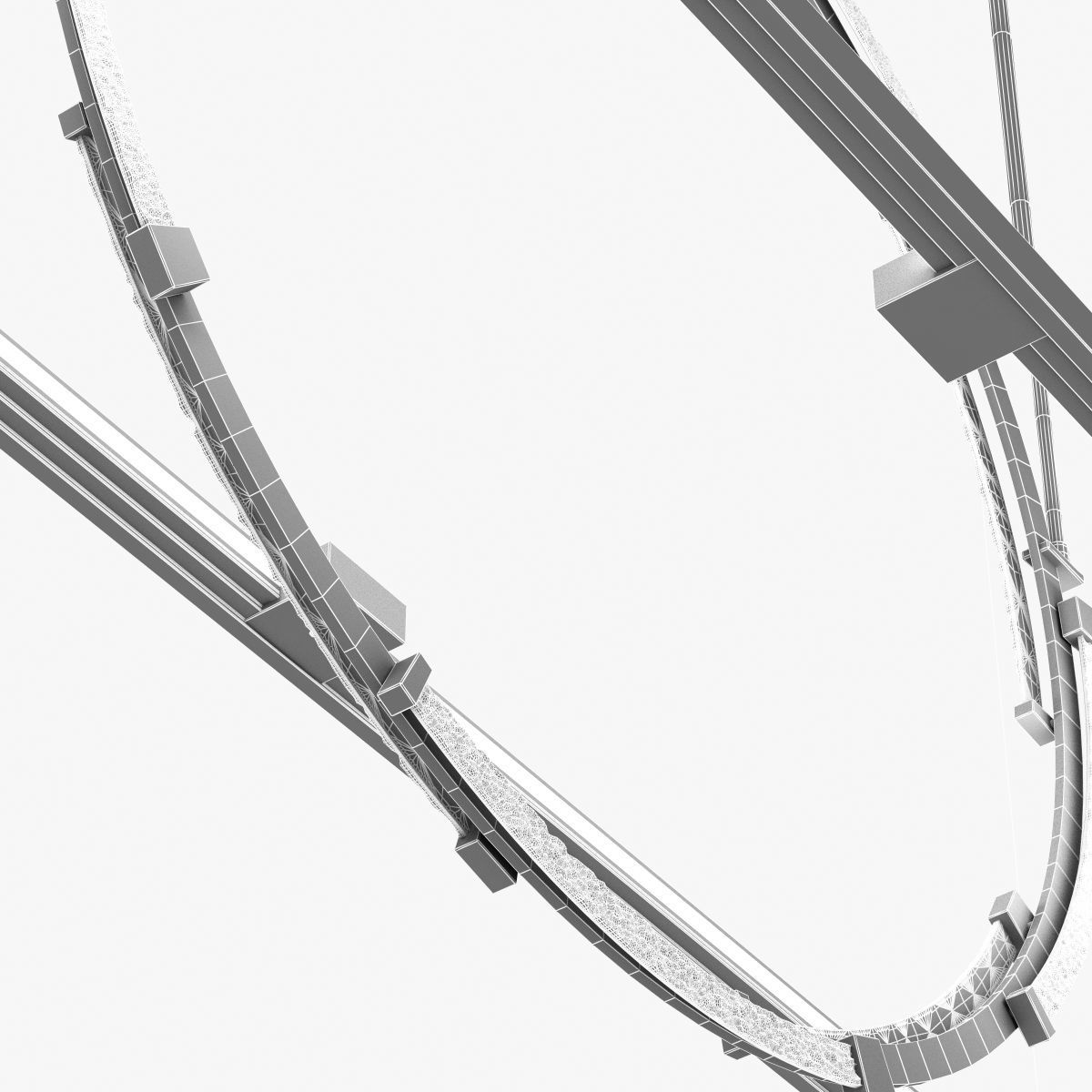 Hubbardton forge Theta LED Pendant 3D model_11