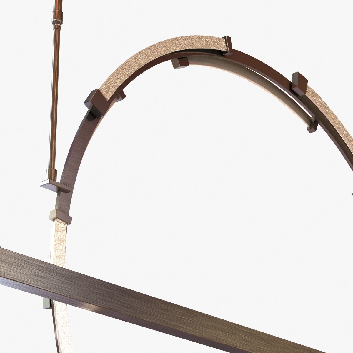 Hubbardton forge Theta LED Pendant 3D model_3