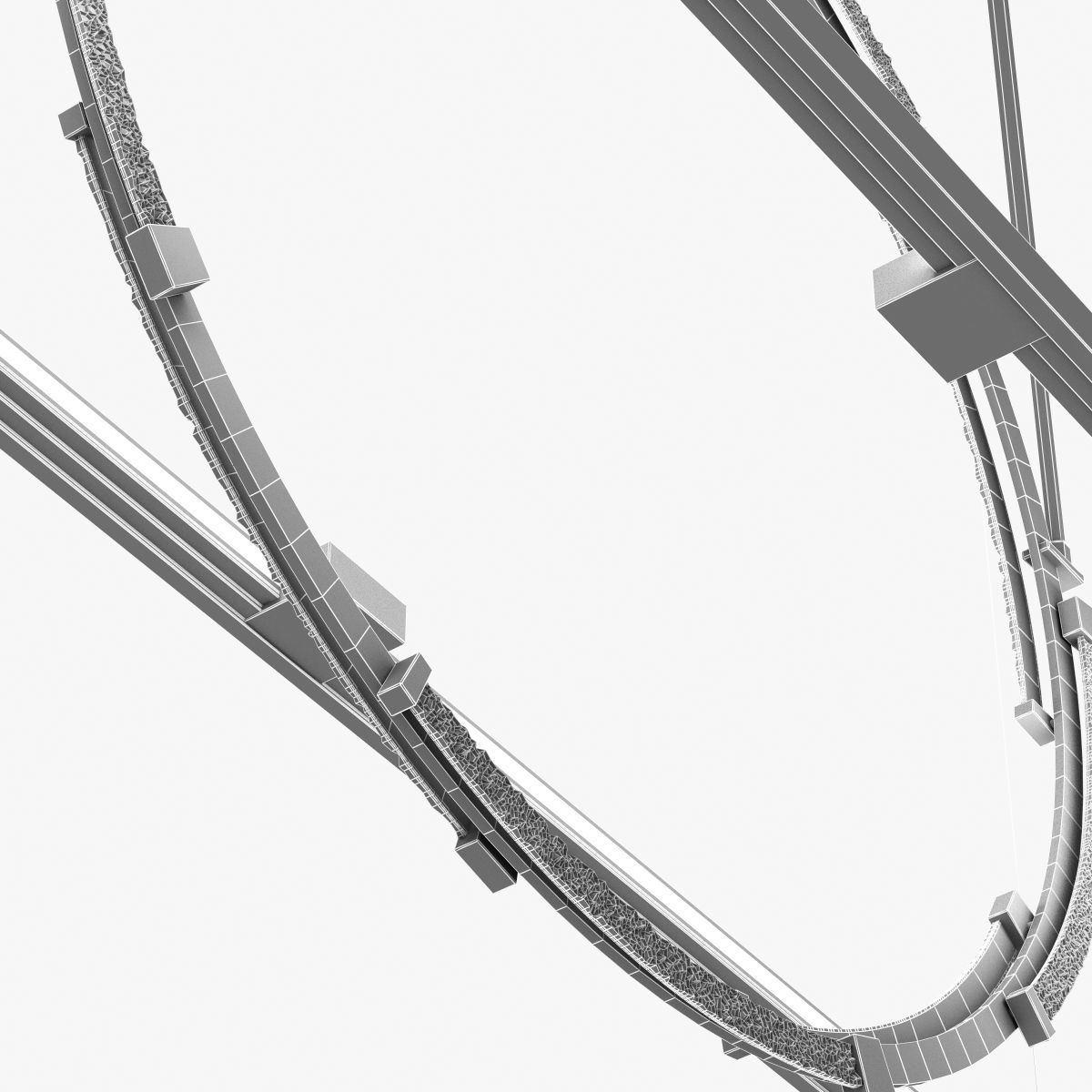 Hubbardton forge Theta LED Pendant 3D model_9