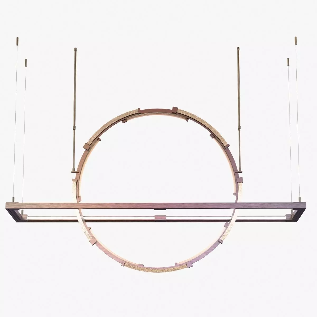 Hubbardton forge Theta LED Pendant 3D model_0