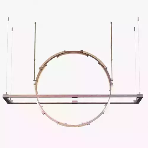 Hubbardton forge Theta LED Pendant 3D model Hubbardton forge Theta LED Pendant 3D model