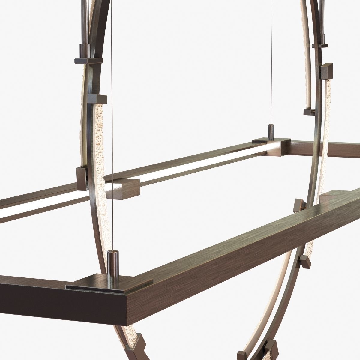 Hubbardton forge Theta LED Pendant 3D model_5