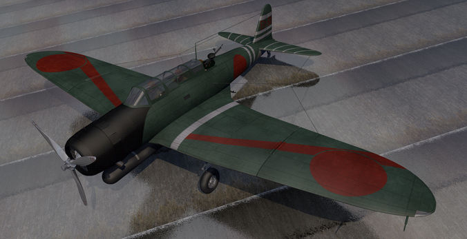 Nakajima B5N2 Kate 3D model