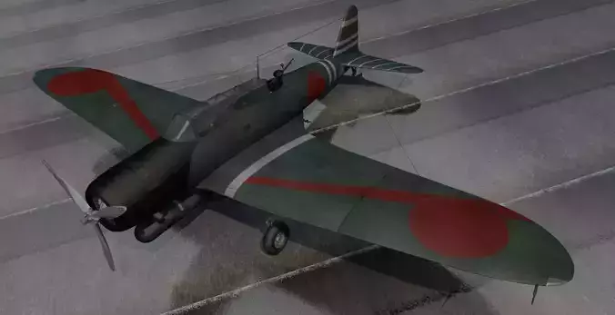 Nakajima B5N2 Kate 3D model