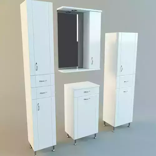 Bathroom furniture set