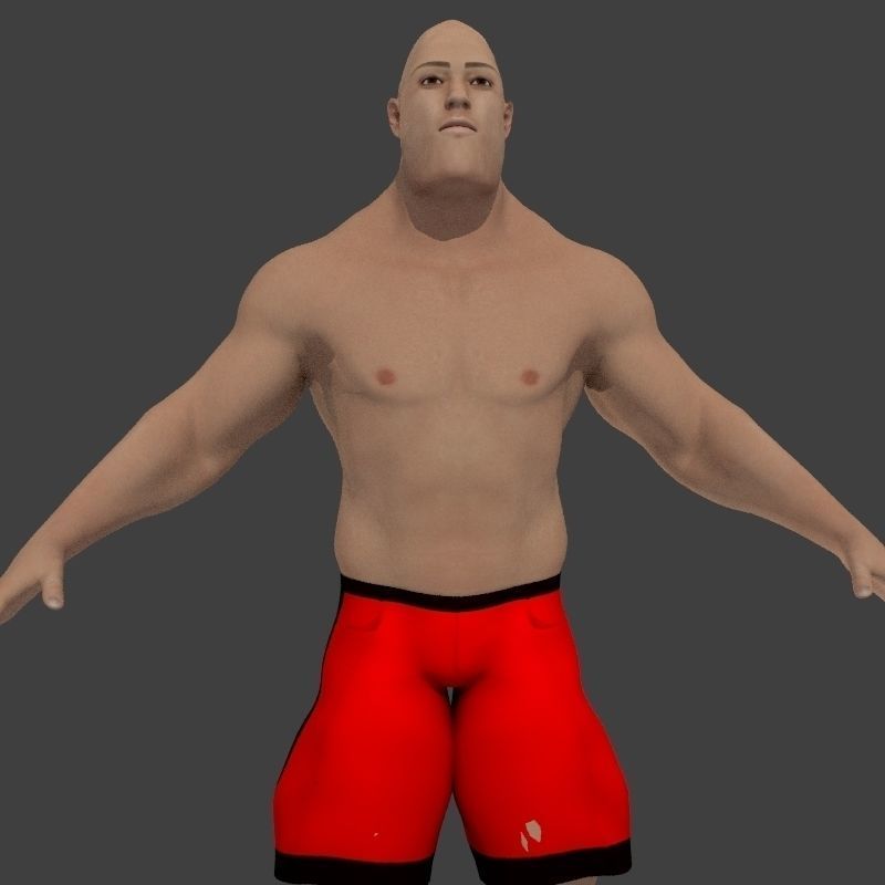 beach crownd extras for far shots 3D model_59