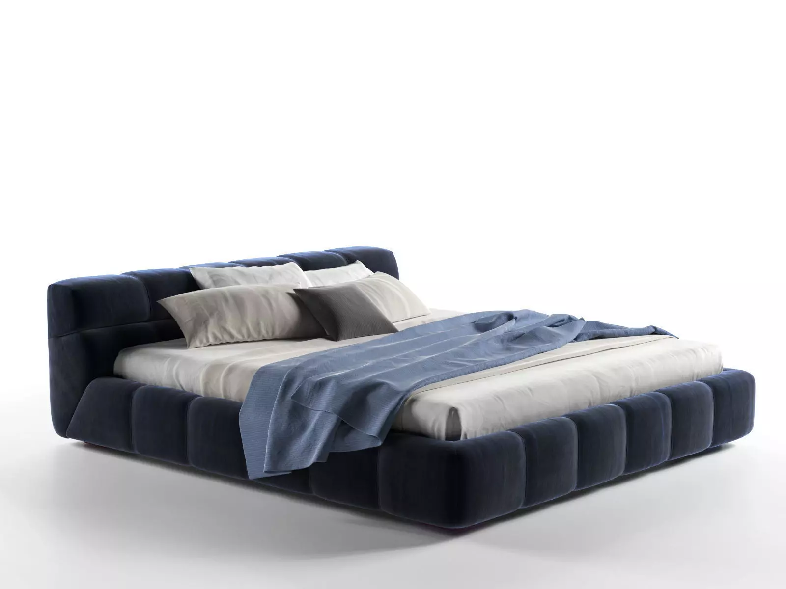Tufty Bed 3D model_0