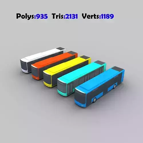 Low Poly Bus