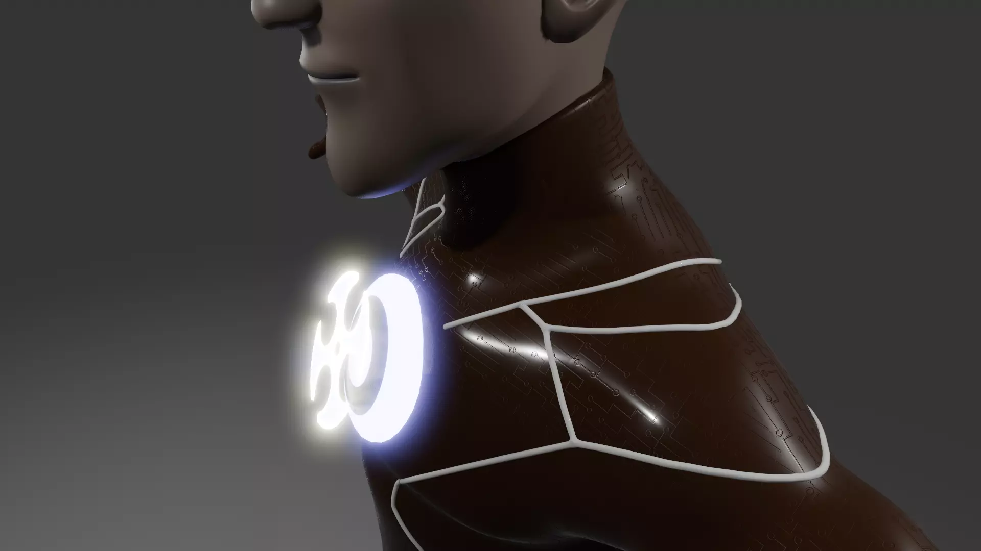 Gblade Original Character Low-poly 3D model