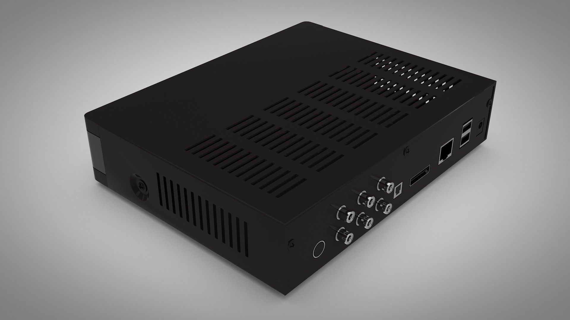 Tv Receiver 3D model_5