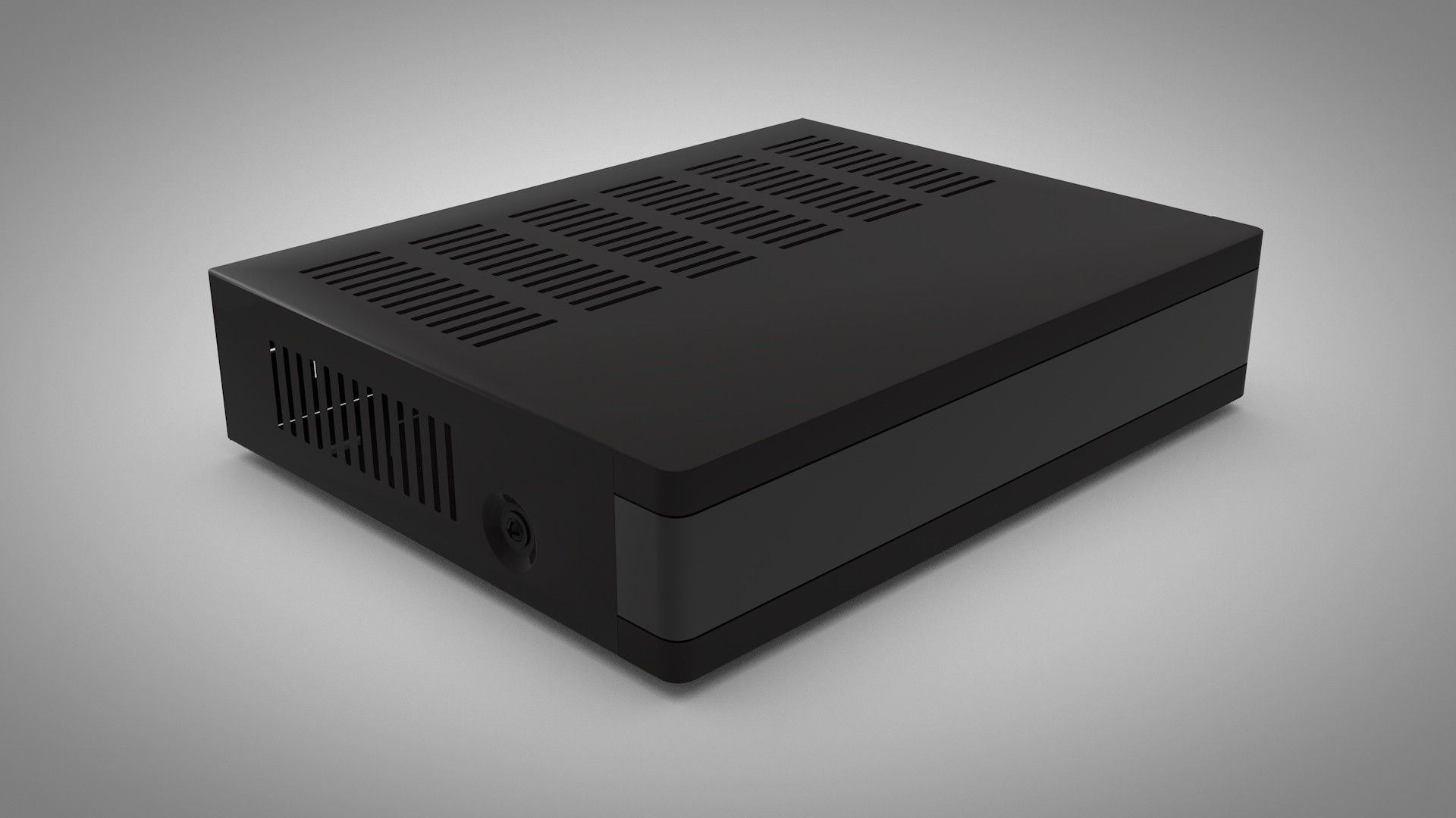 Tv Receiver 3D model_1