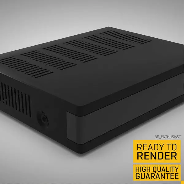 Tv Receiver 3D model_0