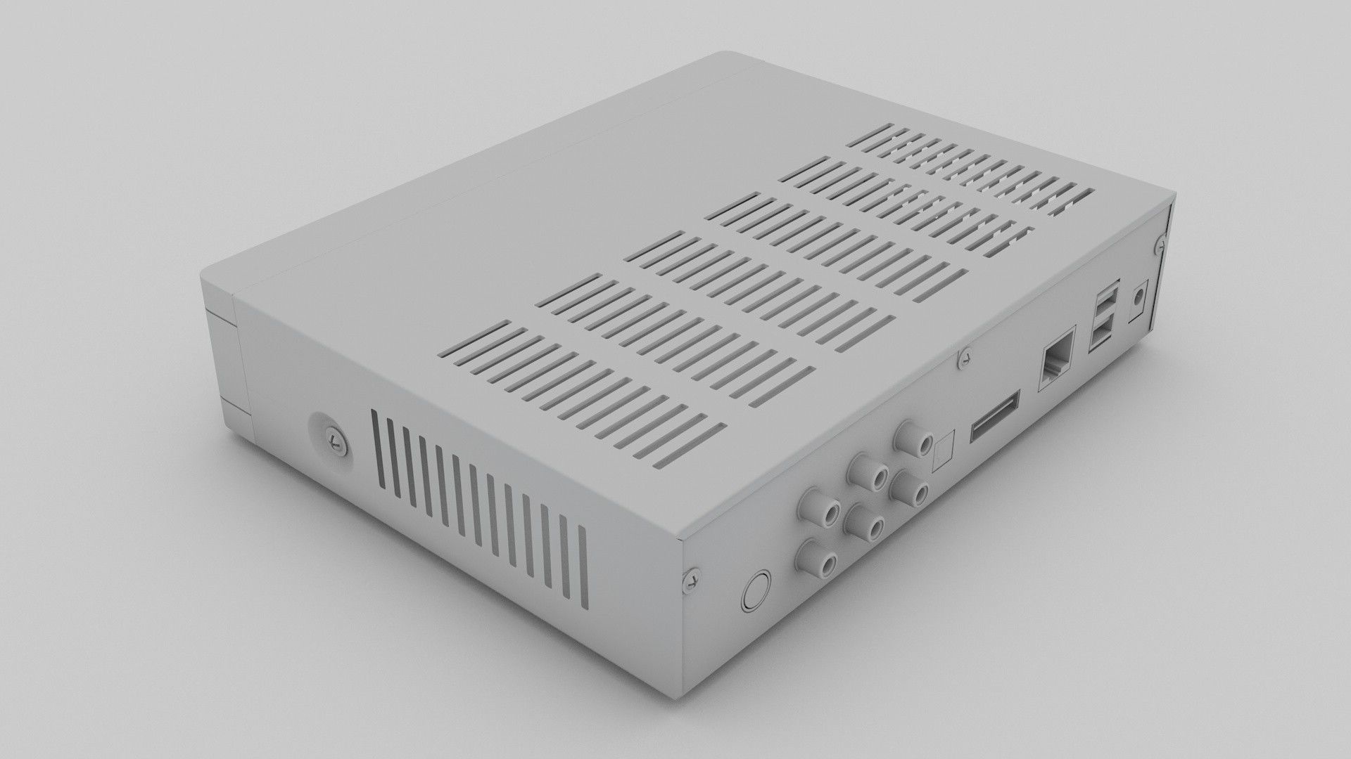 Tv Receiver 3D model_3