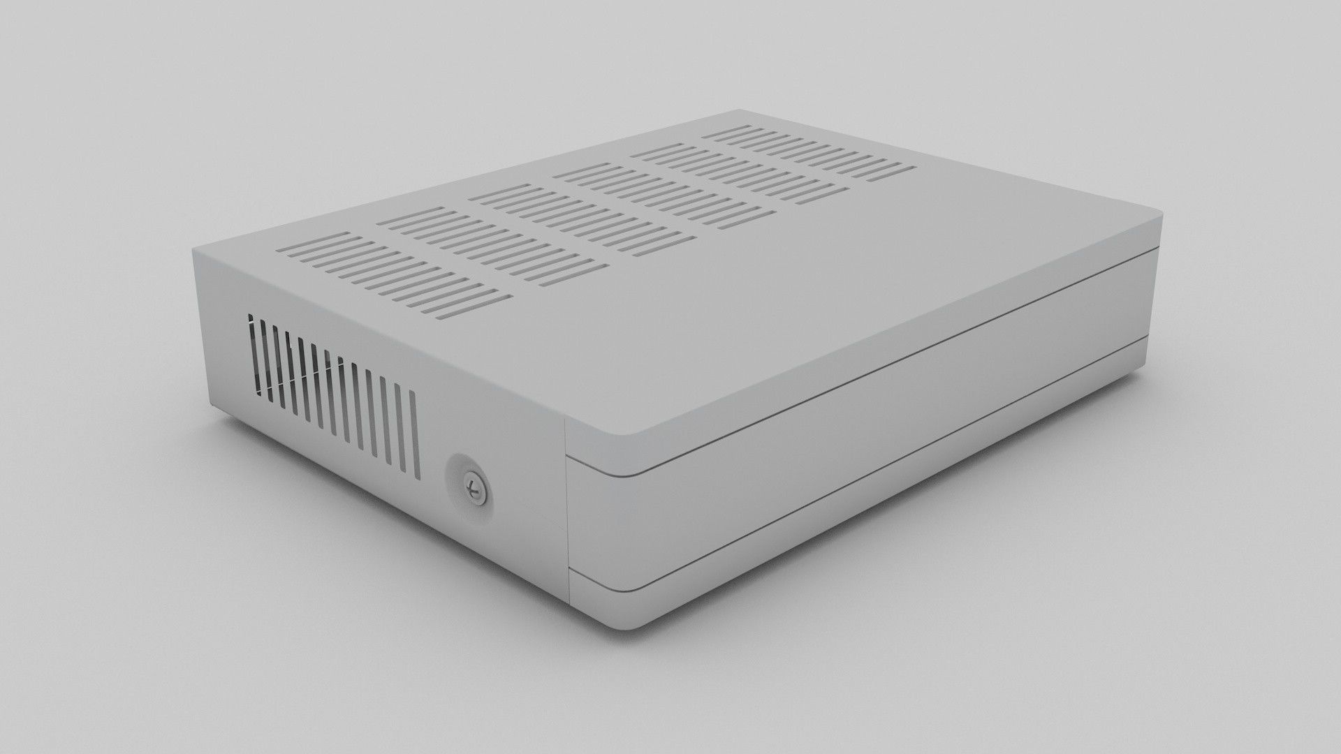 Tv Receiver 3D model_2