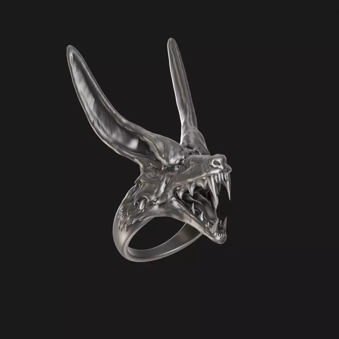 Fox Ring 3D print model