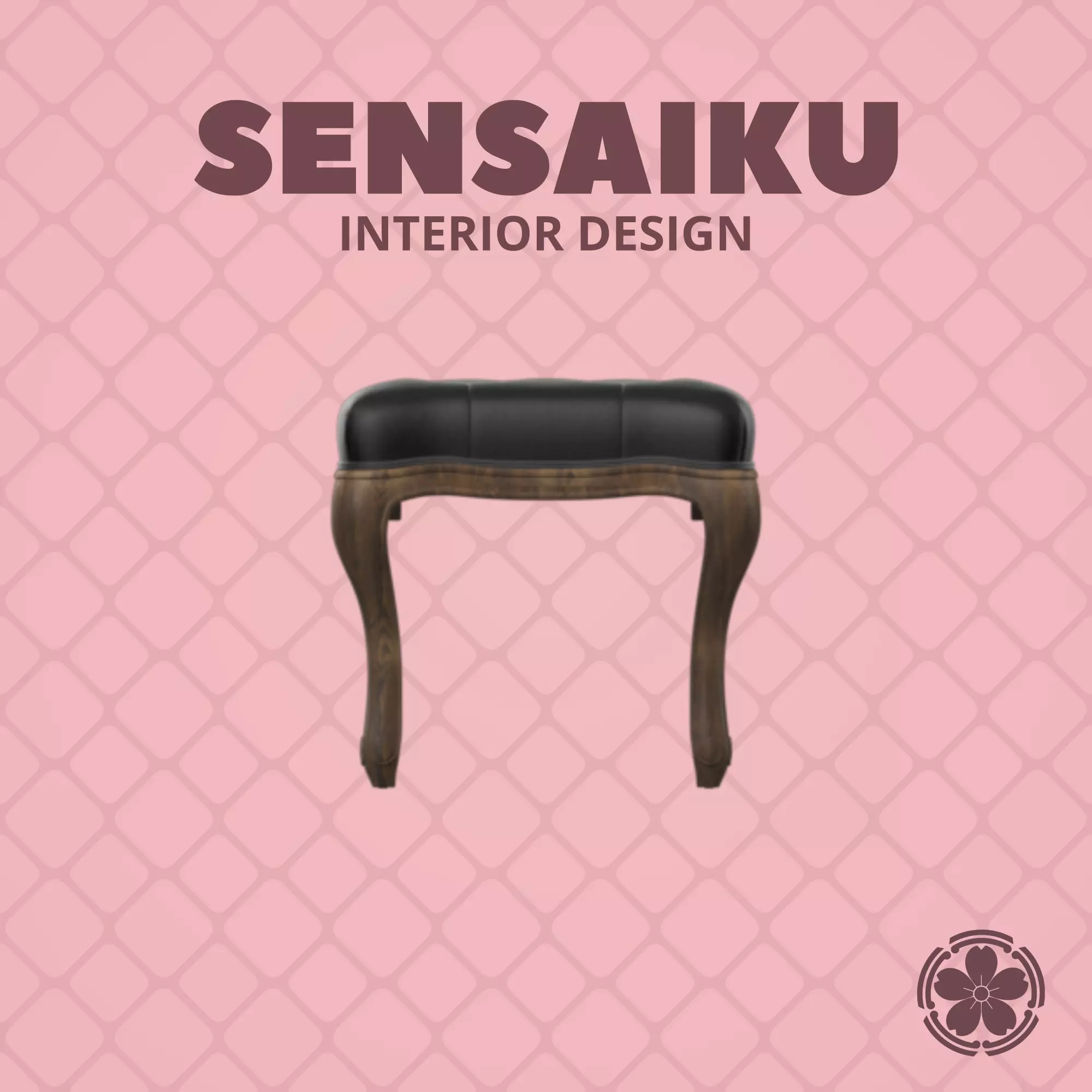 41 One Allium Way Dixie Oak Bench for Dollhouse - 3D Print 3D print model