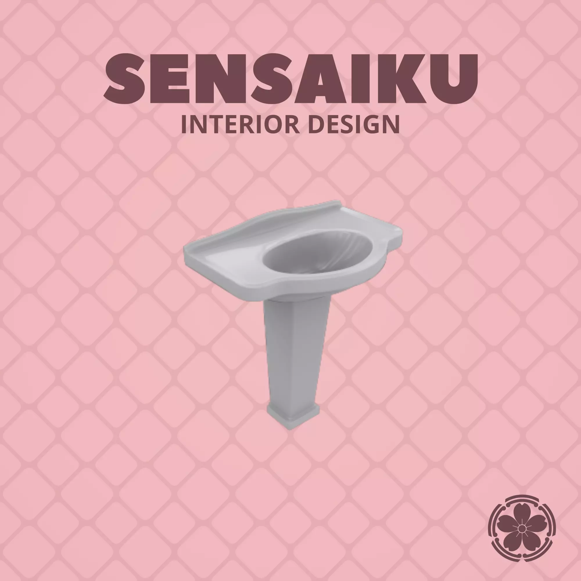 Galassia 64 Ethos Washbasin for Miniature Dollhouse - 3D Print 3D print model