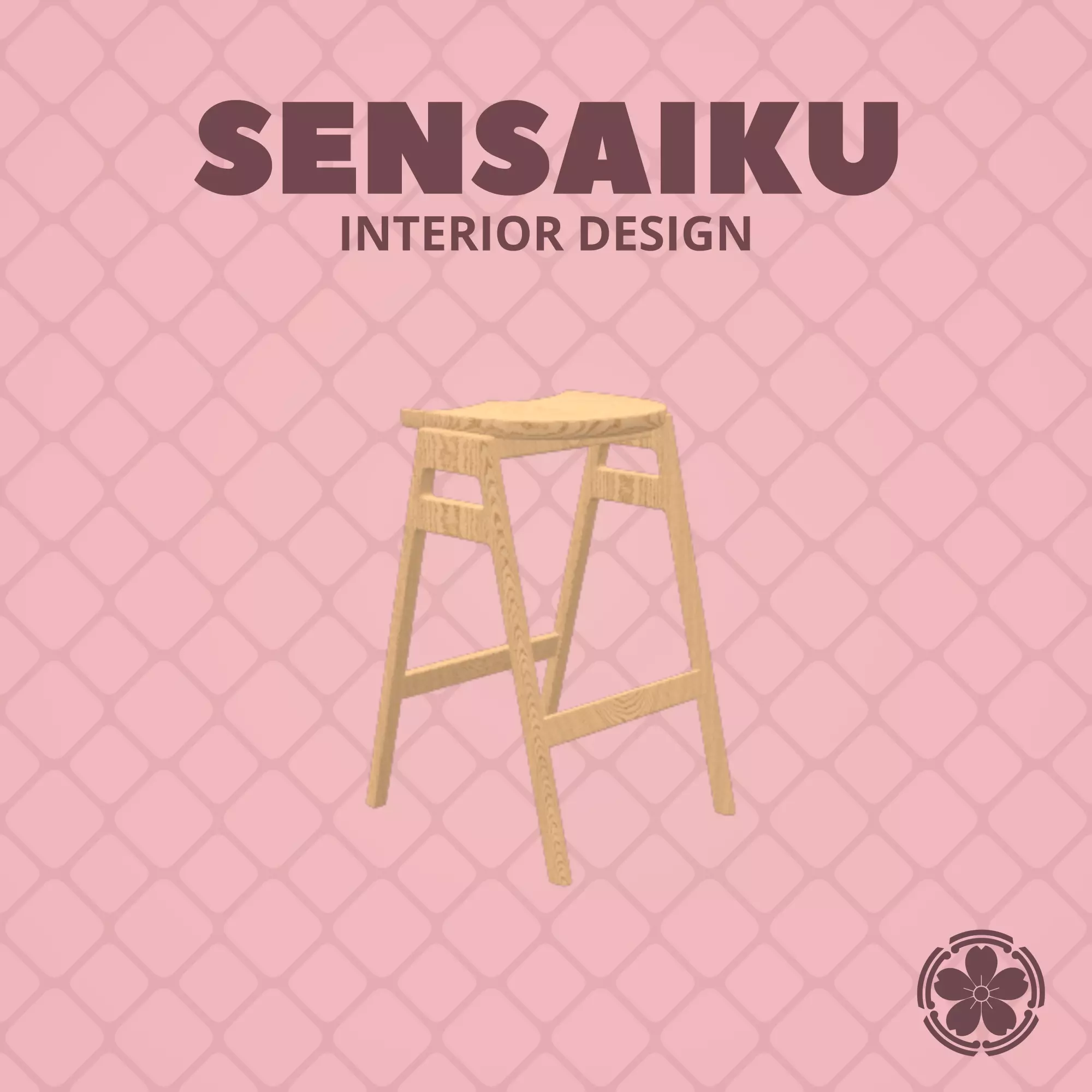 Ercol 78 Svelto Stacking Bar Stool for Dollhouse - 3D Print 3D print model