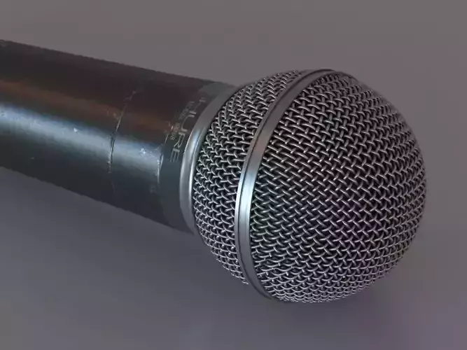 Microphone 3D model