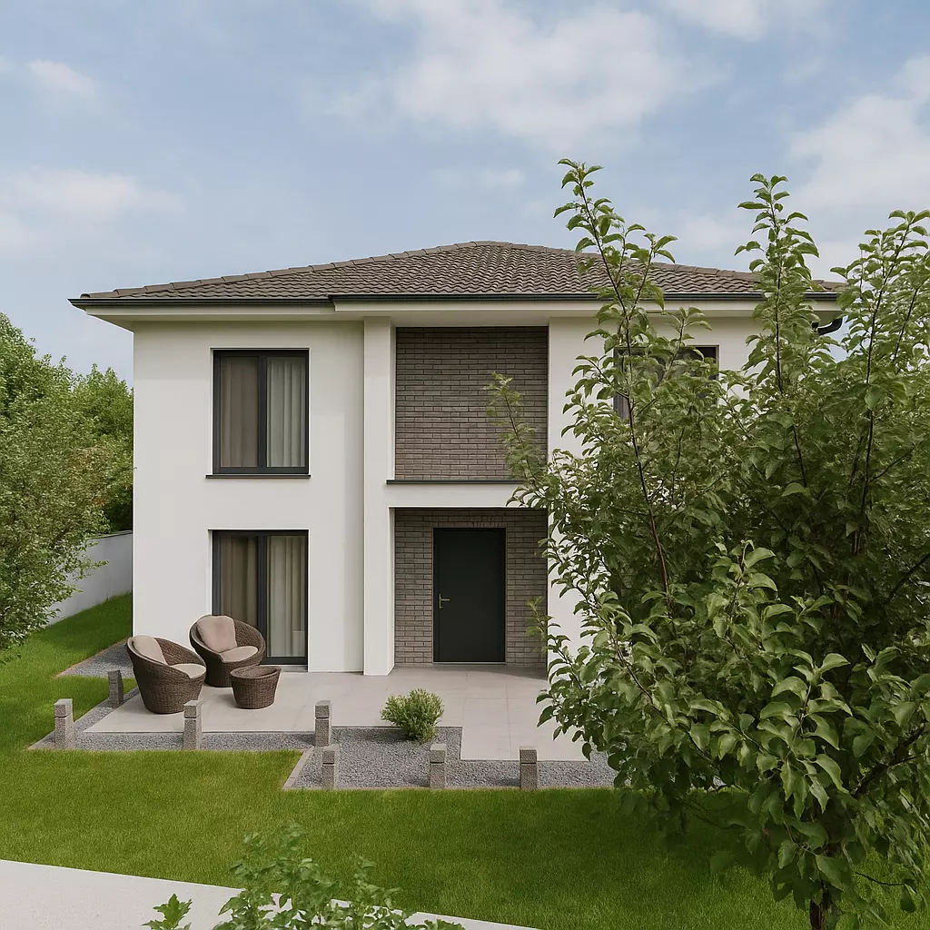 3D House Model Complete Architectural Package 13 x 11 m 3D model