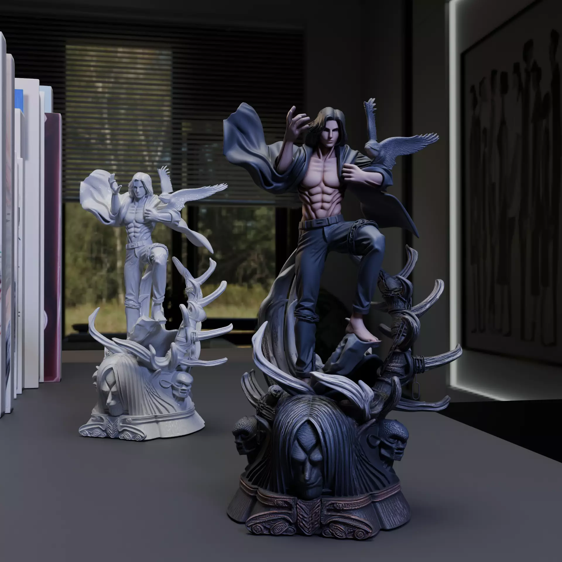 Eren Yeager Founding Titan Diorama 3D print model