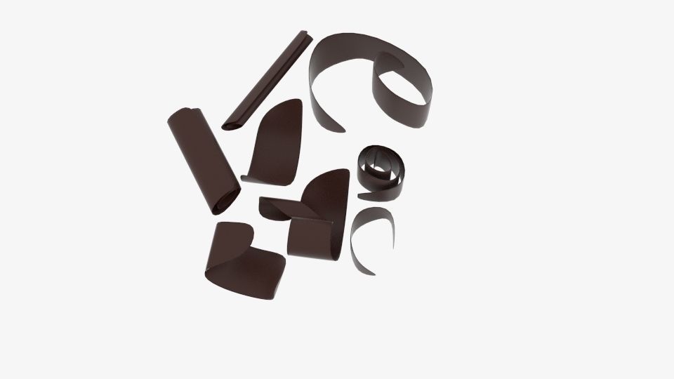 Chocolate Shave 3D model_4