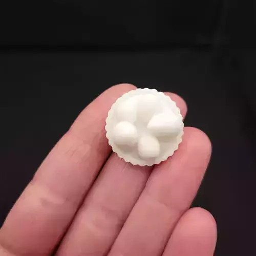 Simple Strawberry Tart 3D print model 2