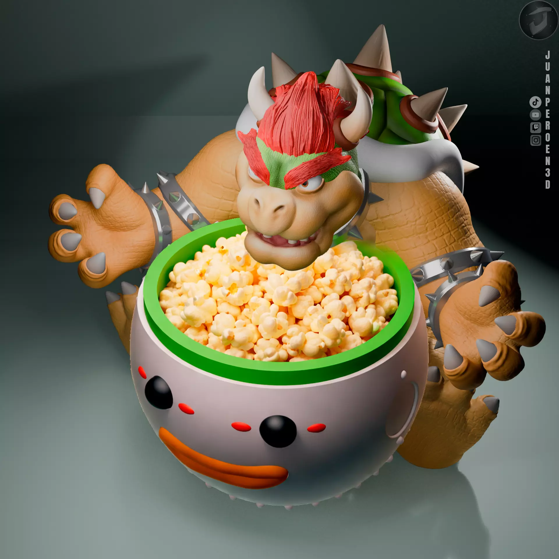 BOWSER PALOMERA - CRISPETERO 3D print model